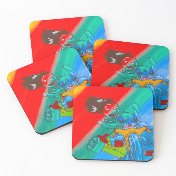 Item preview, Cosmic Friends on a Joyride – Colour Splash Art designed and sold by The-painted-sb.