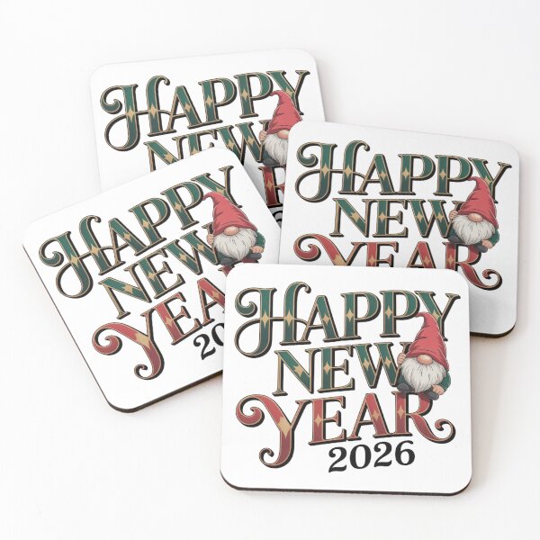 Item preview, Happy New Year 2026 | Retro Typography designed and sold by PROPera-design.
