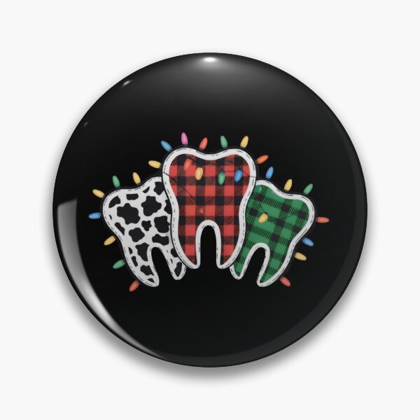 Item preview, Dentist Assistant Dental Hygiene Cow Red Green Plaid Tooth designed and sold by DemureArtsy.