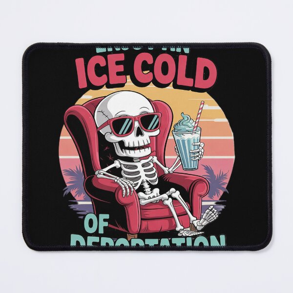Item preview, ICE Enjoy An Ice Cold Glass Of Deportation Skeleton  designed and sold by KotexTemu.
