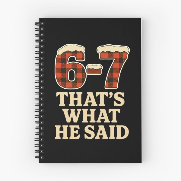 Item preview, 6 7 That's What He Said 67 meme designed and sold by DemureArtsy.