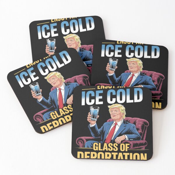 Item preview, ICE Enjoy An Ice Cold Glass Of Deportation Trump 202518  designed and sold by KotexTemu.