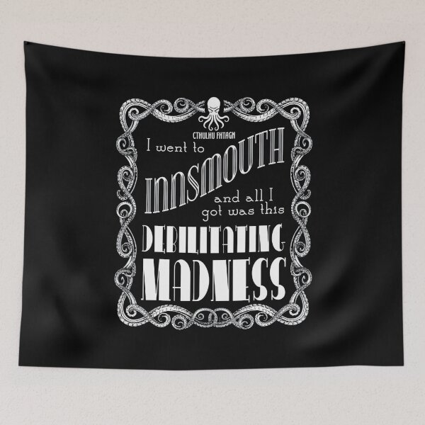 Item preview, Vintage Horror I Went to Innsmouth and All I Got Was This Debilitating Madness  designed and sold by DemureArtsy.