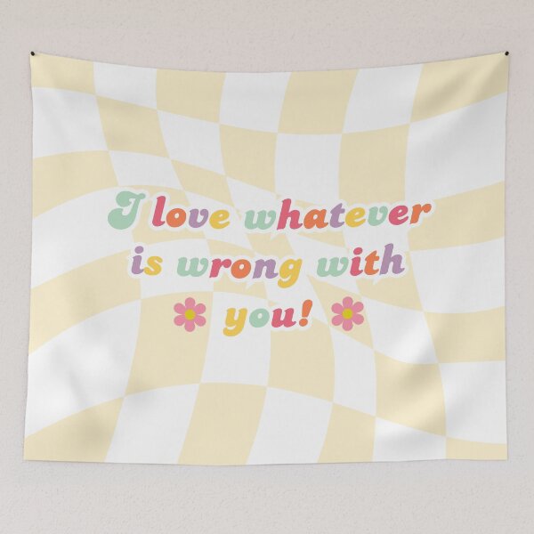 Item preview, I Love Whatever Is Wrong with You Funny Romantic Quotes designed and sold by DemureArtsy.