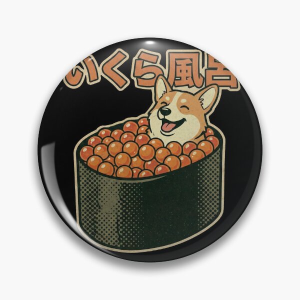 Artikelvorschau, Niedliches Corgi-Ikura-Sushi-Bad – Lustiges Geschenk für japanische Hundeliebhaber entworfen und verkauft von Bongocomic.