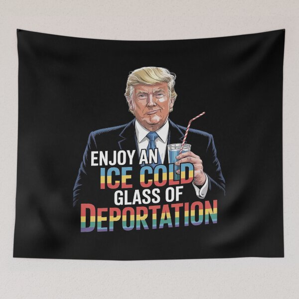 Item preview, ICE Enjoy An Ice Cold Glass Of Deportation12  designed and sold by NailMolisa.