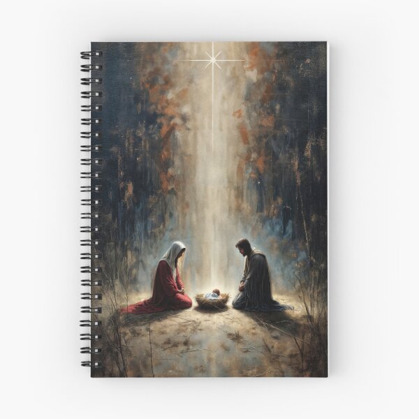 Item preview, Nightfall in Bethlehem | Christmas Wall Art designed and sold by FaithArtCrea.
