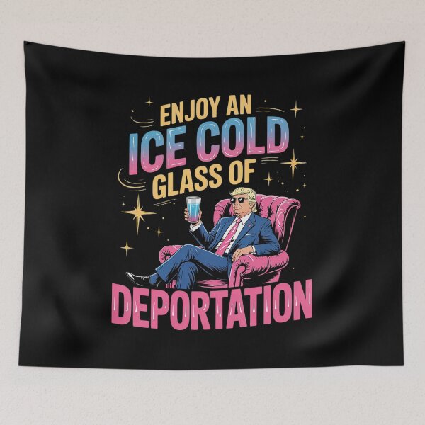 Item preview, ICE Enjoy An Ice Cold Glass Of Deportation13  designed and sold by NailMolisa.