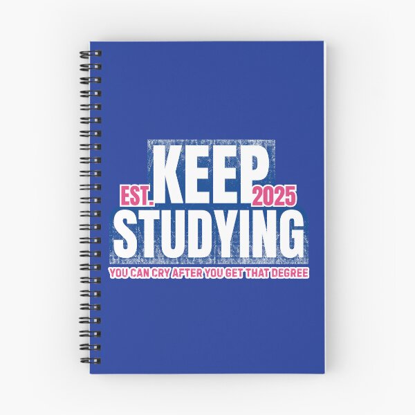 Item preview, Study Motivation Keep Studying You Can Cry After You Get That Degree  designed and sold by DemureArtsy.