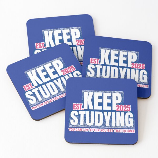 Item preview, Study Motivation Keep Studying You Can Cry After You Get That Degree  designed and sold by DemureArtsy.