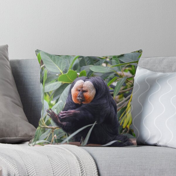 Item preview, Saki Monkey in Lush Habitat designed and sold by Savannah Gibbs.