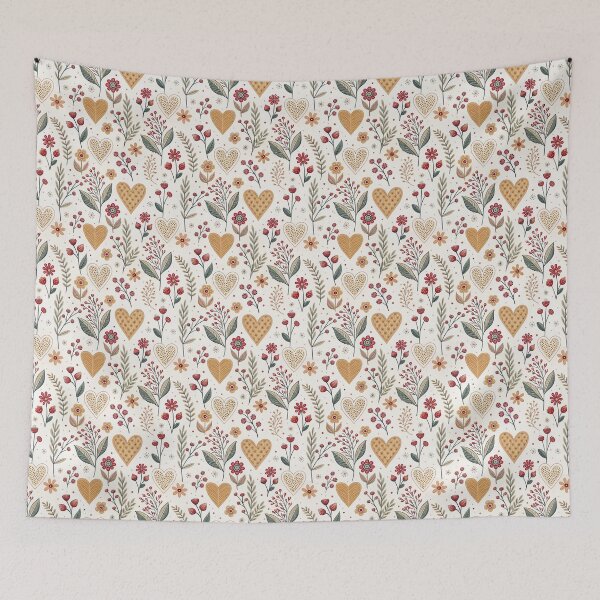 Item preview, Mini Hearts & Flowers designed and sold by Shuga-Design.