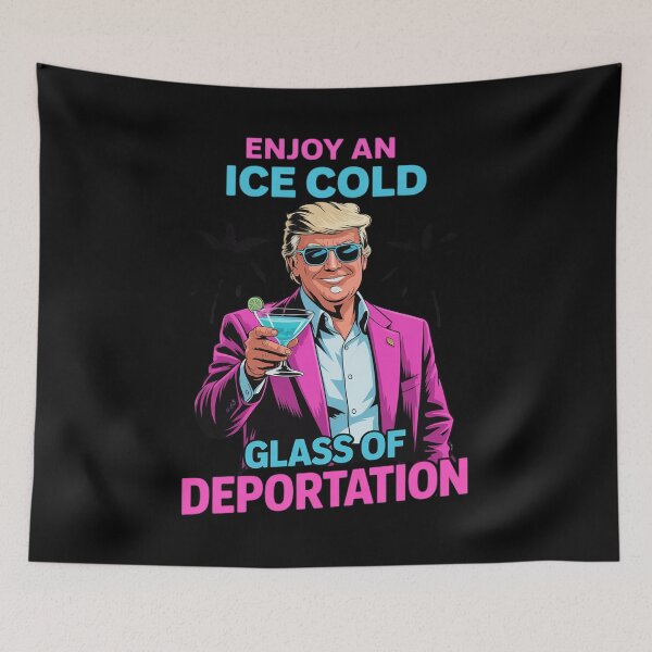 Item preview, ICE Enjoy An Ice Cold Glass Of Deportation18  designed and sold by NailMolisa.