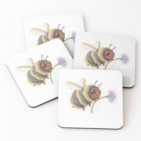Item preview, Bee with Flower designed and sold by stahl-gabriella.