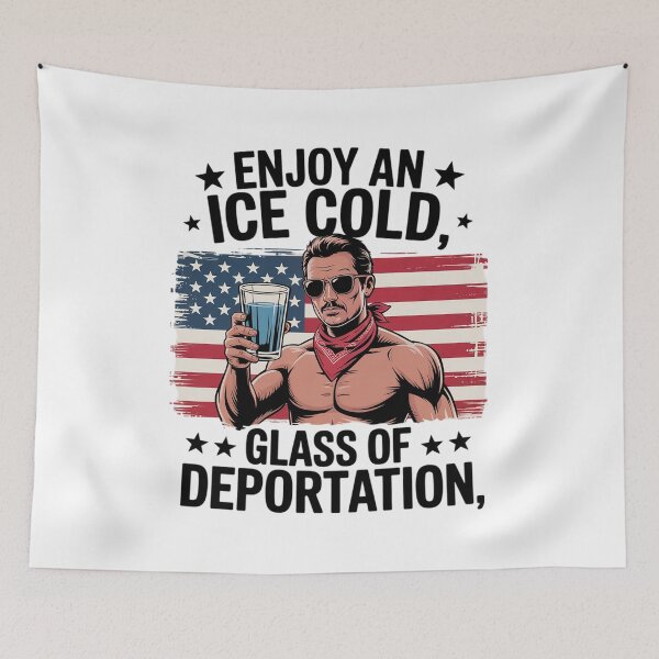 Item preview, ICE Enjoy An Ice Cold Glass Of Deportation20  designed and sold by NailMolisa.