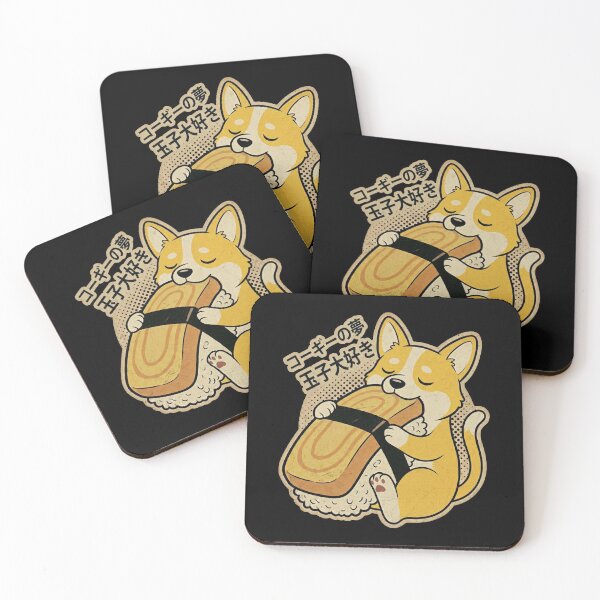 Item preview, Corgi's Tamagoyaki Dream: Kawaii Sushi Dog Lover Gift designed and sold by Bongocomic.