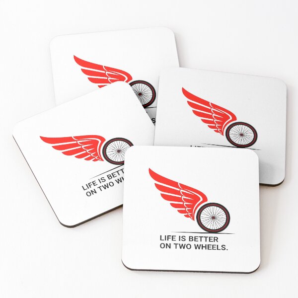 Item preview, Two Wheels Better Life Graphic designed and sold by InkWeaveShop.