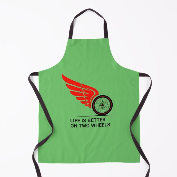 Item preview, Two Wheels Better Life Graphic designed and sold by InkWeaveShop.