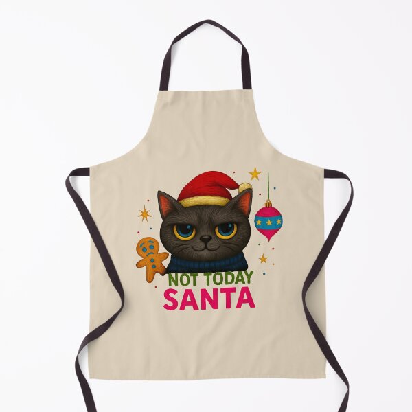 Item preview, Not Today Santa Grumpy Cat Holiday designed and sold by Liv Solara.