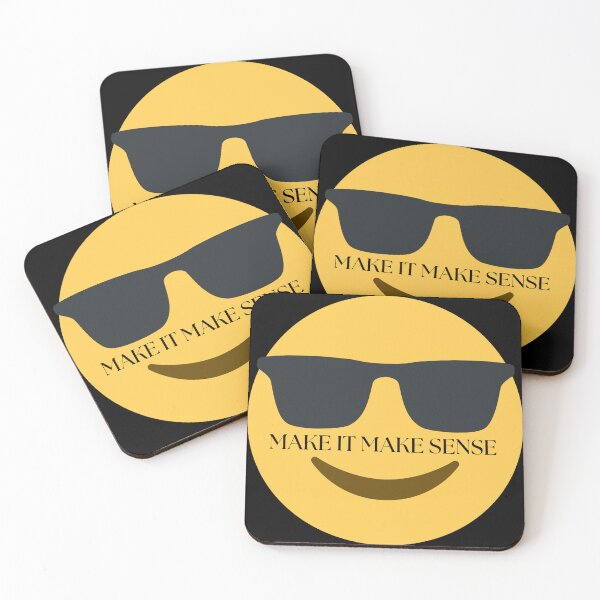 Item preview, Make It Make Sense Emoji designed and sold by MelanatedWomanPrintDesign.