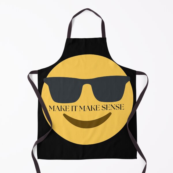 Item preview, Make It Make Sense Emoji designed and sold by MelanatedWomanPrintDesign.