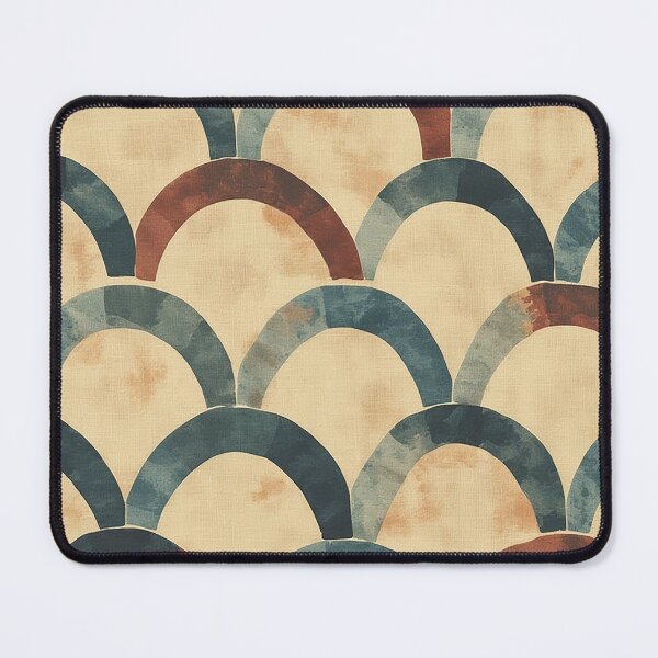 Item preview, Retro Folk Art Scallop Pattern designed and sold by tonymagnerart.