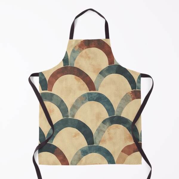 Item preview, Retro Folk Art Scallop Pattern designed and sold by tonymagnerart.