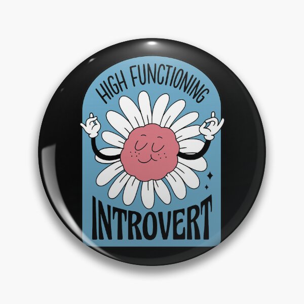 Item preview, Calm Meditating Flower High Functioning Introvert Design designed and sold by DrawHandArt.