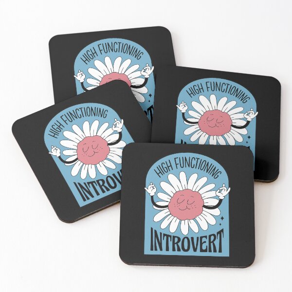 Item preview, Calm Meditating Flower High Functioning Introvert Design designed and sold by DrawHandArt.