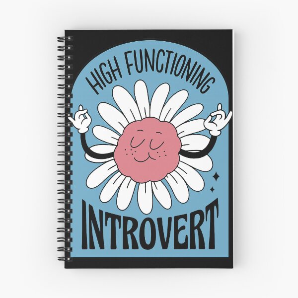 Item preview, Calm Meditating Flower High Functioning Introvert Design designed and sold by DrawHandArt.