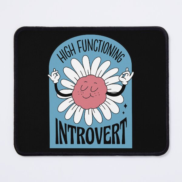 Item preview, Calm Meditating Flower High Functioning Introvert Design designed and sold by DrawHandArt.