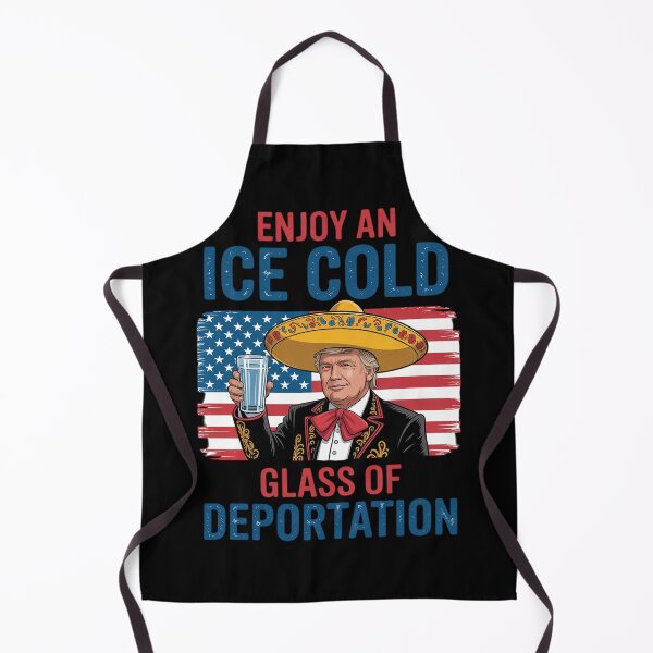 Item preview, ICE Ice Cold Glass Of Deportation Trump 4th of July  designed and sold by NailMolisa.