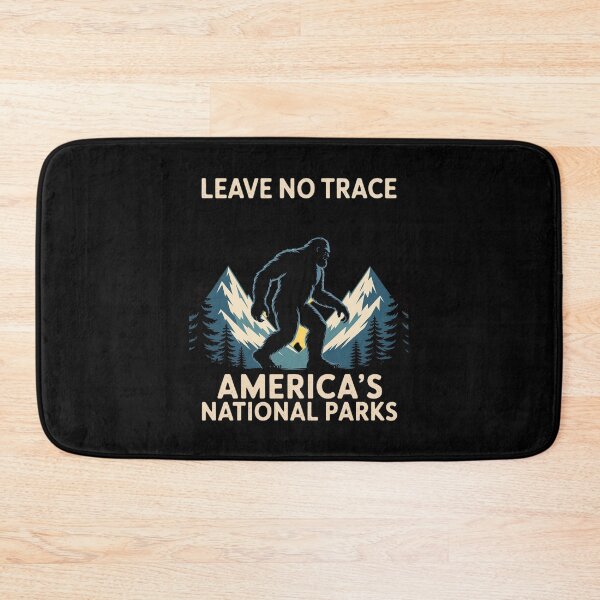 Item preview, Leave No Trace America National Parks No Trace Bigfoot designed and sold by Belkisallen.