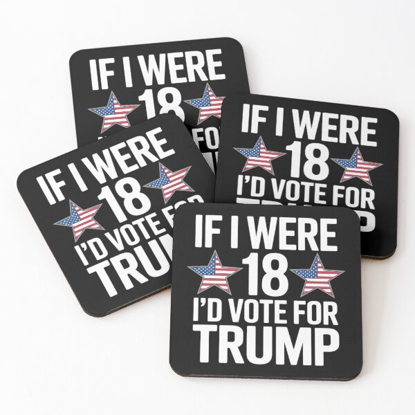 Item preview, If i were 18 i'd vote for Trump kids pro Trump  designed and sold by NailMolisa.