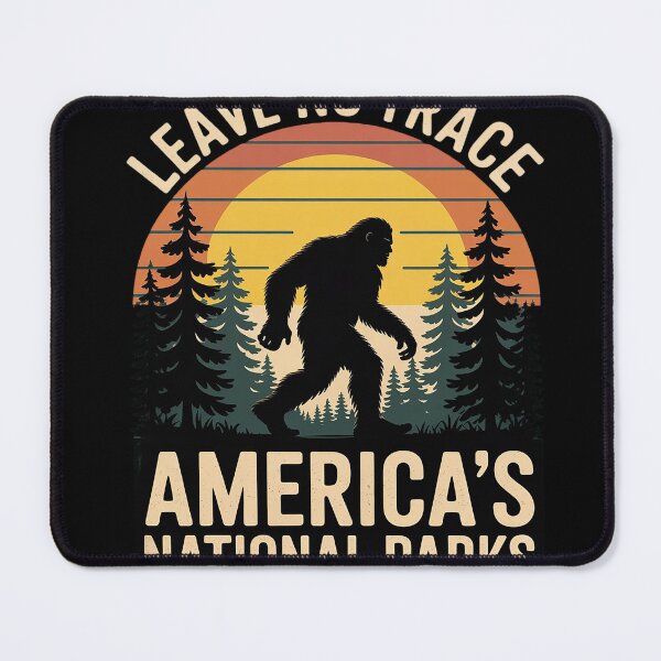Item preview, Leave No Trace Bigfoot Hiking And Camping  designed and sold by Belkisallen.