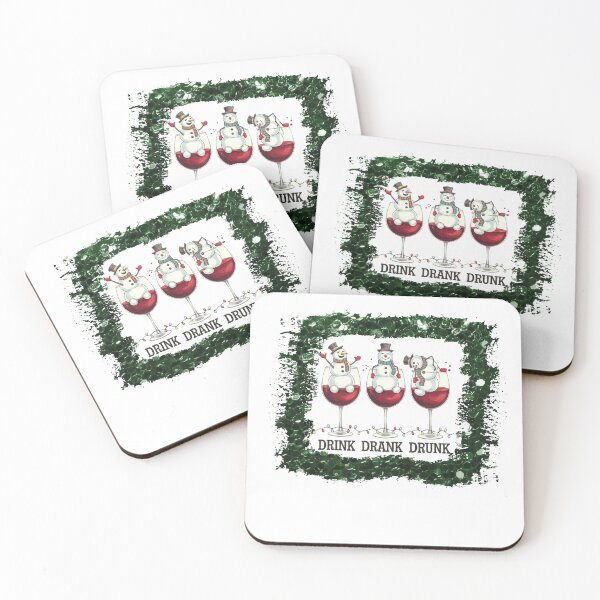 Item preview, Cute snowmen in wine glasses designed and sold by Chubbyunicorncreations.