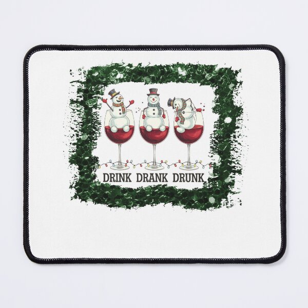 Item preview, Cute snowmen in wine glasses designed and sold by Chubbyunicorncreations.