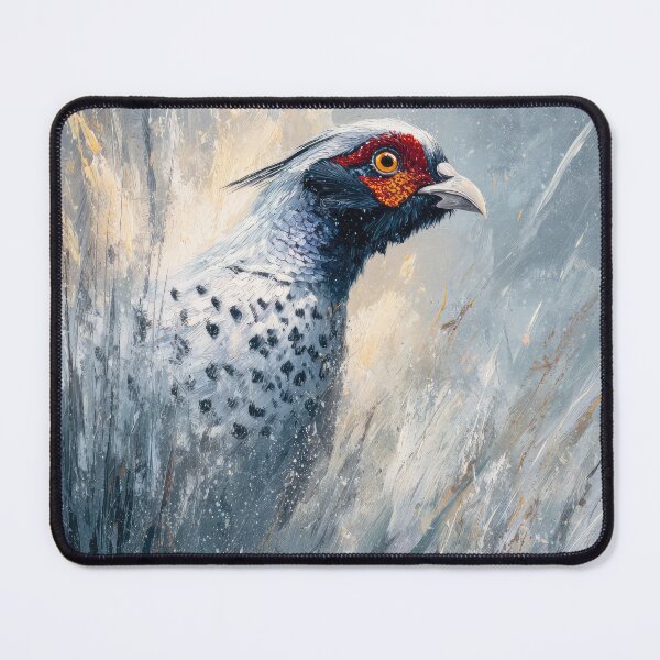 Item preview, The Prettiest Silver Pheasant designed and sold by Elisabeth Lucas.
