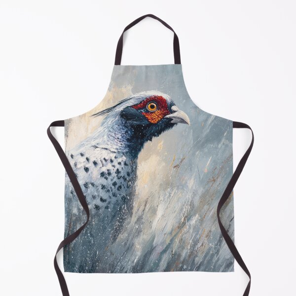 Item preview, The Prettiest Silver Pheasant designed and sold by Elisabeth Lucas.