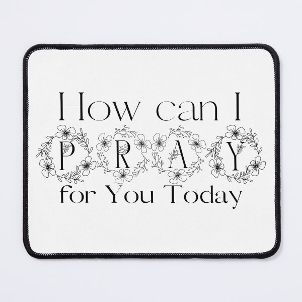 Item preview, How Can I Pray for You Today - Floral Wreath Faith Art designed and sold by PROPera-design.