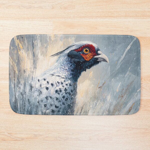 Item preview, The Prettiest Silver Pheasant designed and sold by Elisabeth Lucas.