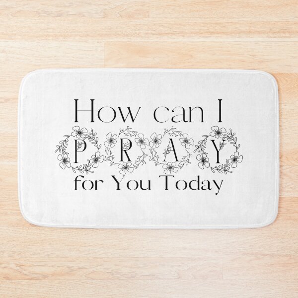 Item preview, How Can I Pray for You Today - Floral Wreath Faith Art designed and sold by PROPera-design.