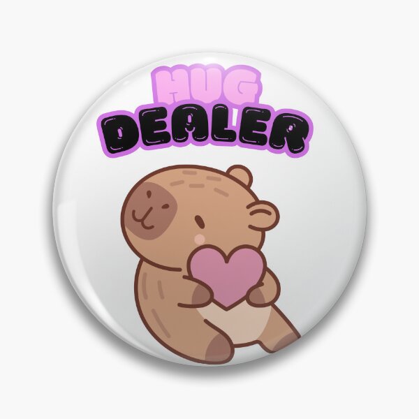 Item preview, cute, small capibara, heart designed and sold by isa66belle.
