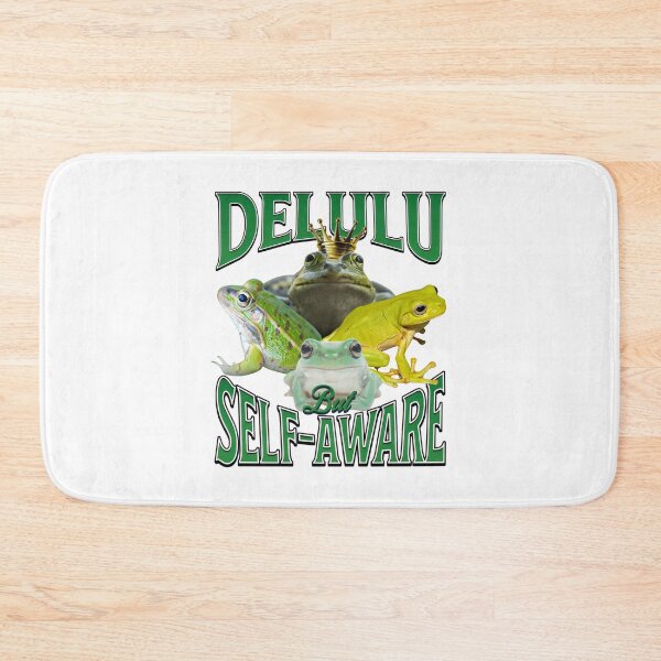 Item preview, Funny Frog Meme Delulu But Self-Aware designed and sold by DemureArtsy.