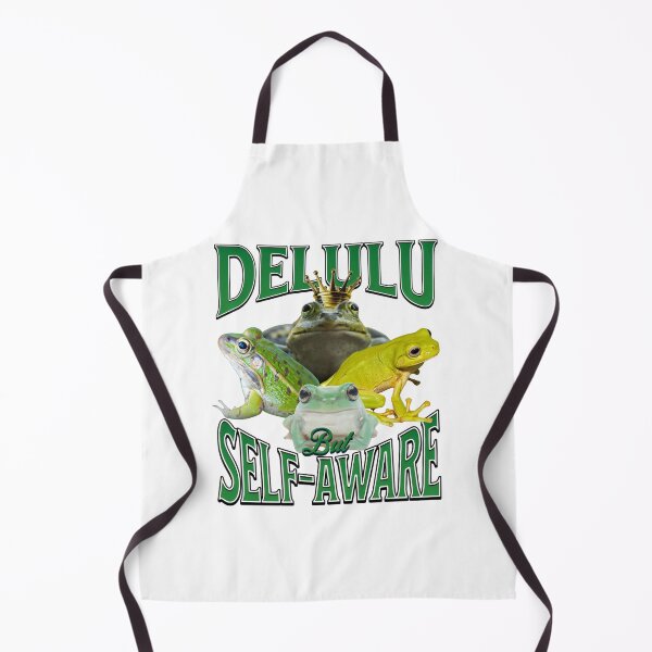 Item preview, Funny Frog Meme Delulu But Self-Aware designed and sold by DemureArtsy.