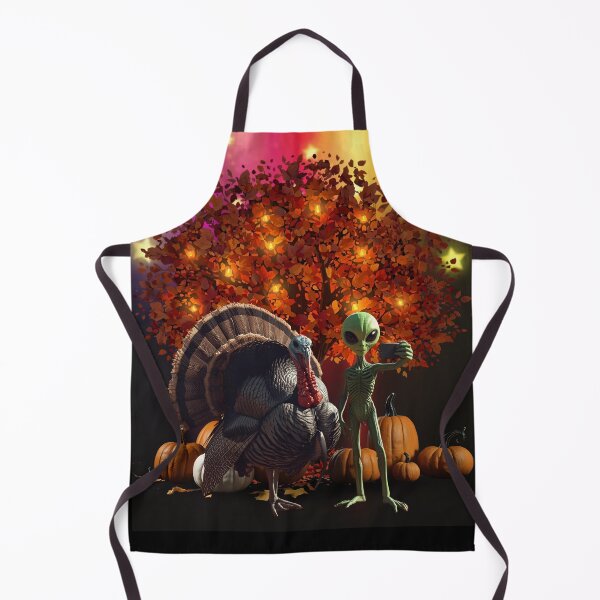 Item preview, Alien Turkey UFO Selfie – Thanksgiving Sci-Fi Art designed and sold by PROPera-design.