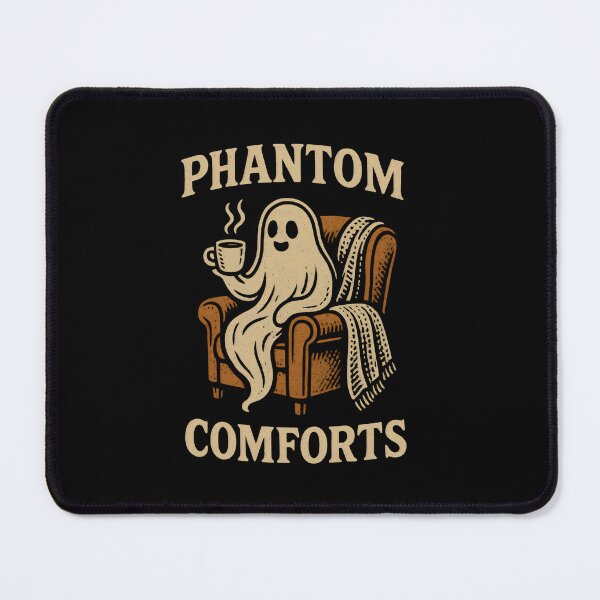 Item preview, Spooky Ghost Phantom Conforts Cozy Fall designed and sold by DemureArtsy.