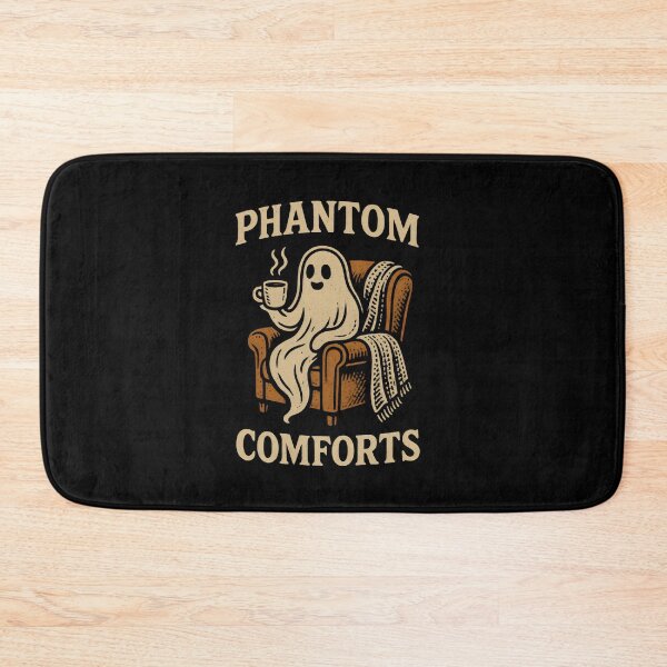 Item preview, Spooky Ghost Phantom Conforts Cozy Fall designed and sold by DemureArtsy.