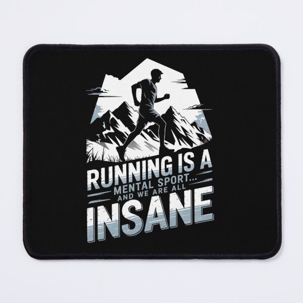 Item preview, Running Is A Mental Sport Funny Ultra Runner Tank Top designed and sold by milanforbes.