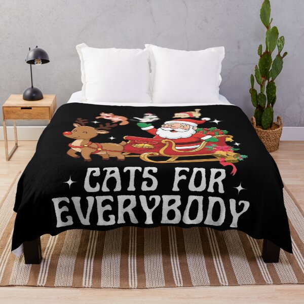 Item preview, Cats For Everybody Christmas Cat Funny Xmas Women Santa designed and sold by BornBorn.